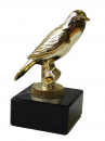 Metallfigur Kanarienvogel